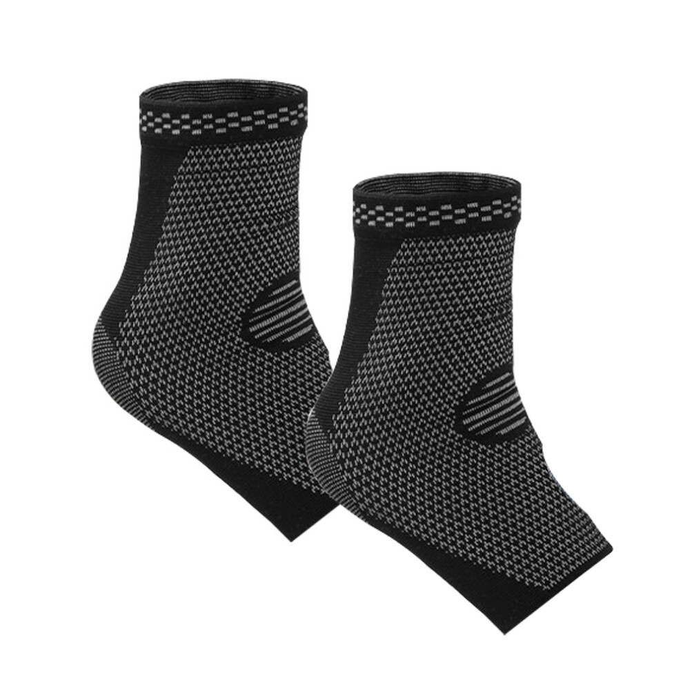 Foot Pain Ally, Moisture Wicking Fabric Compression Sleeve for Achilles Tendonitis Support, Foot Arch Support Helps Alleviate Everyday Pain