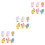 18Pcs Colorful Plush Wind-Up Clockwork Toys Chicken Rabbit Decor 5