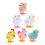 18Pcs Colorful Plush Wind-Up Clockwork Toys Chicken Rabbit Decor 11