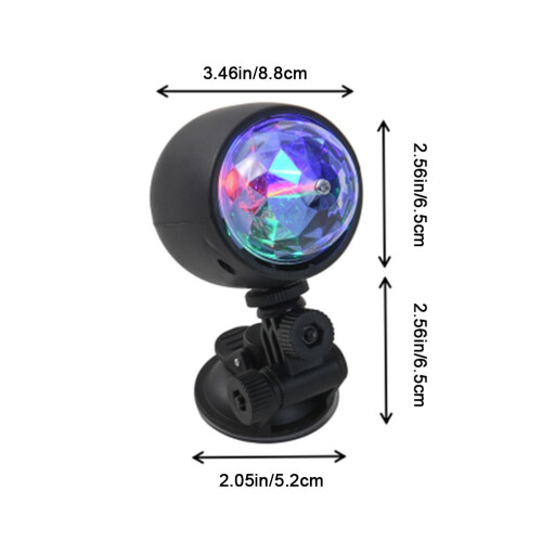 Ασύρματο φως Disco Ball Light που λειτουργεί με μπαταρία από λαμπτήρες στροβοσκόπιων 1