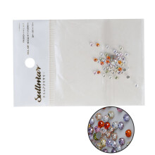 Nail Art Rhinestones Round Beads Crystal Charms for Acrylic