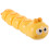 Twisting Toy Caterpillar Yellow Plastic 1pack Wind Up Moving 1