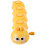 Twisting Toy Caterpillar Yellow Plastic 1pack Wind Up Moving 5