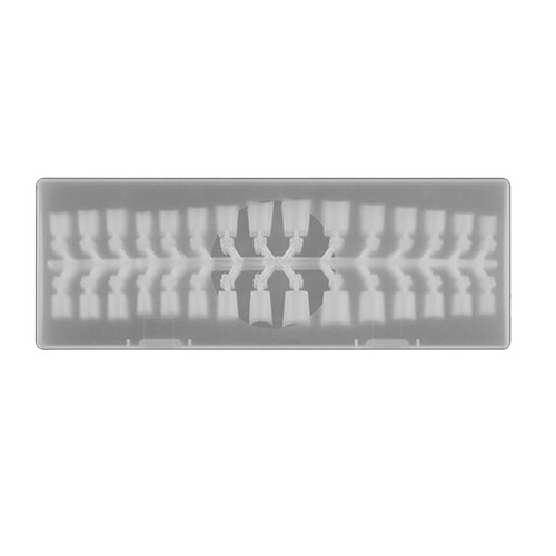 300 Pieces French Short False Nail Tips Half-short trapezoid
