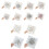 50/500 Pieces Irregular Shaped Rhinestones-Micro zirconium hors 4