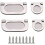 Invisible Flip Drawer Handle With Elegant Embedded Design, Flush Mount Pull Handles In High-Quality Material For Practicality And Aesthetics, 4 Silver 1