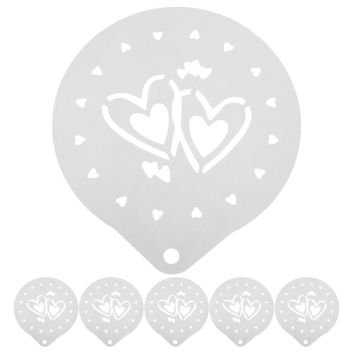 12Pcs Valentine's Day Cookie Stencil Baking Template