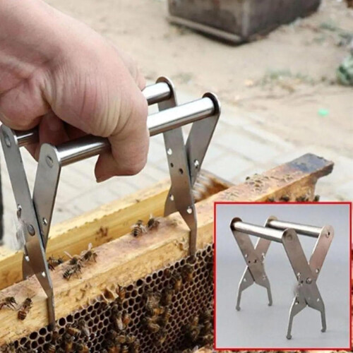 Bee Hive Tools Beekeeping Frame Grippers Stainless Steel Clamp Holder Compatible With Hive Frames 1