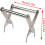 Bee Hive Tools Beekeeping Frame Grippers Stainless Steel Clamp Holder Compatible With Hive Frames 5