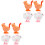 8 Pcs Wind-Up Plush Animal Clockwork Walking Toys 5