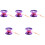 5Set Yo-Yo Viola in ABS Regalo E Portatile 5