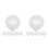 12Pcs Valentine's Day Cookie Stencil Baking Template 3