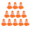 12Pcs Childrens Educational Traffic Sign And Road Cone Toy Set 10