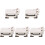 5Pcs Mini Breakfast Maker Plastic Waffle Maker For Dollhouse Kitchen 2