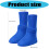 Flexible Shoe Covers Overshoes Boot Protectors For-Orange 4