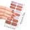 16Pcs  Nail Strips Long Lasting Nail Stickers-ZE0532 4