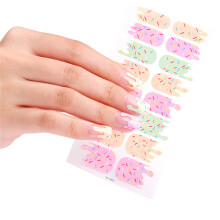 Stylish Nail Stickers with Delightful Prints Easy-ZE0403