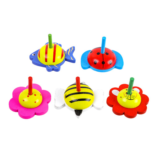 25 Pièces Jouet Bois Coloré Dessin Animé Portable Interactive 1