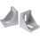 4040 mounting bracket, 40 x 40 l, aluminum, corner bracket, 10 pieces Ref: 6372 2