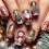 Reusable Festive False Nail Kit Including Adhesive Tabs-BKS3613 1