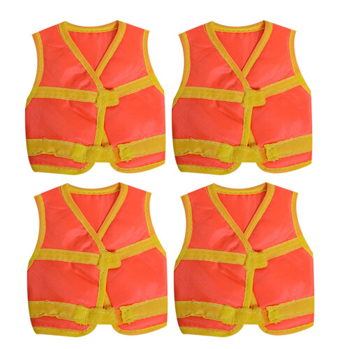 4 Gilet Da Costruzione Per Bambini Costume Da Sicurezza