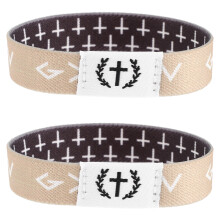 2Pz Braccialetti Biblici Elastici Decorativi Per Scuola E Eventi