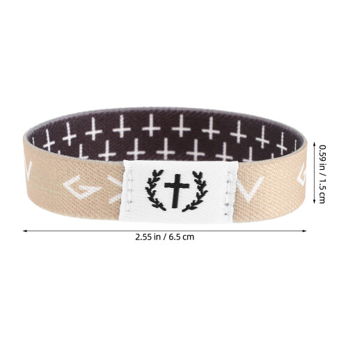 2Pz Braccialetti Biblici Elastici Decorativi Per Scuola E Eventi 1