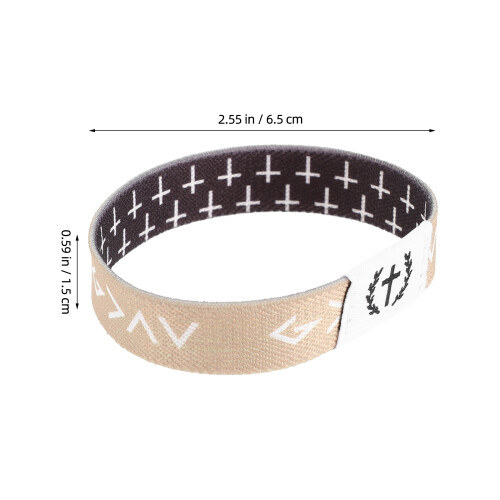 2Pz Braccialetti Biblici Elastici Decorativi Per Scuola E Eventi 2