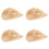 4Pcs Small Cowboy Straw Hat Mini For Diy Doll Decoration 7