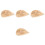 4Pcs Small Cowboy Straw Hat Mini For Diy Doll Decoration 5