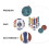 2 Sets Kid Bowling Toy Interactive Educational Indoor Sports Kit 5