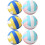6 Decorazione Peluche Palla Volley Per Bambini 10