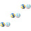 6 Decorazione Peluche Palla Volley Per Bambini 7