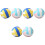 6 Decorazione Peluche Palla Volley Per Bambini 5