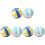 6 Decorazione Peluche Palla Volley Per Bambini 4