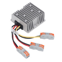 Waterdichte DC-naar-DC buck-converter spanningsregelaarmodule voor golfkarretjes met hoogrendements synchrone gelijkrichter, natuurlijke luchtkoeling