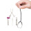 5 Sets Mini Doctor Tools With Stethoscope And Syringe For Doll House 2