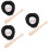3 Set Mini Palline Da Baseball Con Guanto Palla Per Casa 9
