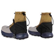 Tear Resistant Low Cut Leg Gaiters Outdoor-Flowing sand gold