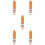 5Pcs Long Tail Animal Plush Cartoon Design 8