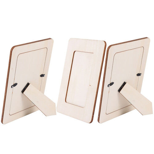 3 Pezzi In Legno Bambini Fai Da Te Per Pittura E Argilla