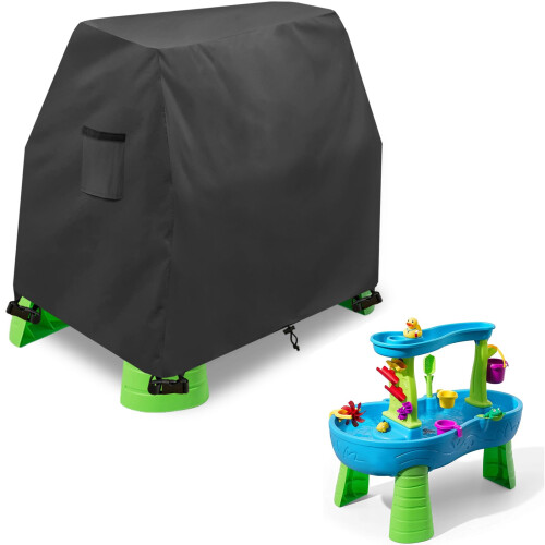 Step2 Rain Showers Splash Pond Water Table Cover Black Solid Black