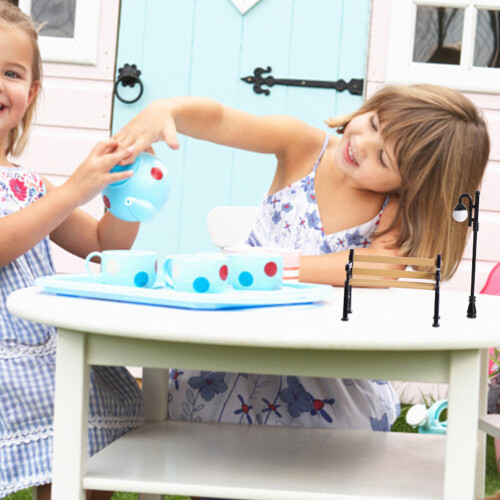 6 Set Da 4 Mini Con Pali E Lampioni Bambini 2