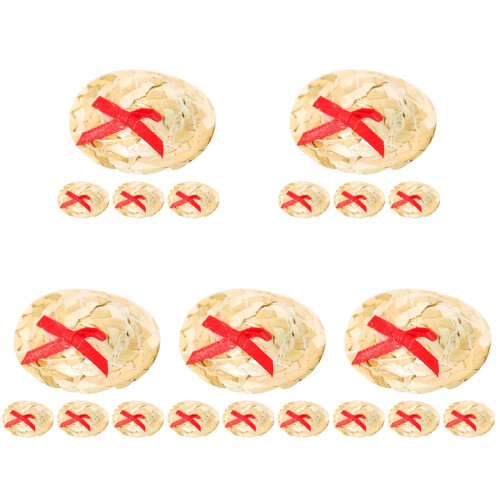 20 Cappellino Mini Decorazione Per 1