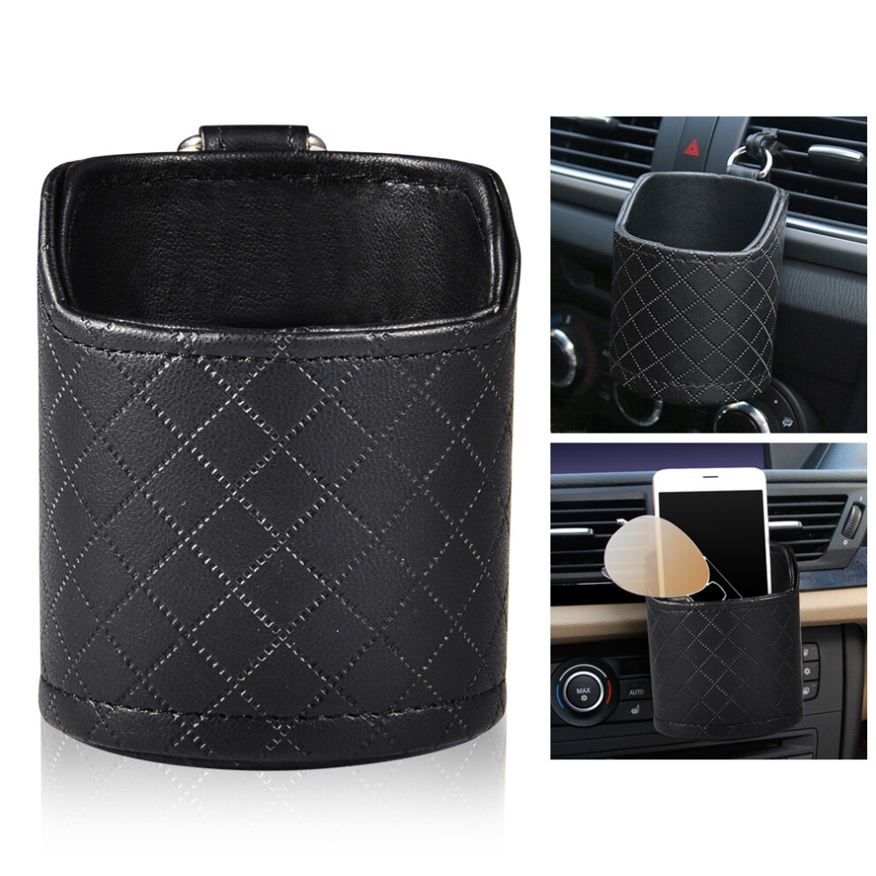 Car Vent Storage, Leather Hanging Organizer: Enhance Your Vehicle's Interior With This Multifunctional Pouch For Universal Vehicle Accessory, Ideal Fo 9554910009932