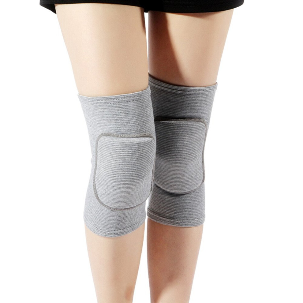 Youth Knee Pad, Moisture Wicking Breathable Knee Support with Anti-Slip Flexible Elastic, Ergonomically Designed Thickened Sponge Protection for Baske