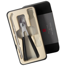 3Pcs Nail File Stainless Steel Slanted Nail Curved-black