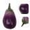5Pcs Realistic Plastic Eggplant Decorations For Home And Party Display 11