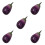 5Pcs Realistic Plastic Eggplant Decorations For Home And Party Display 4