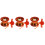 3Sets Yo-Yo Speelgoed ABS Metaal Met Vingervaardigheid 6
